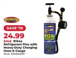 Runnings Supercool R134a Refrigerant Plus with Heavy-Duty Charging Hose & Gauge offer