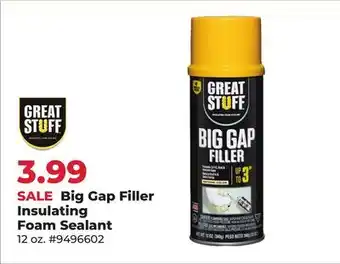 Runnings Big Gap Filler Insulating Foam Sealant offer