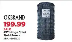Runnings OkBrand 47 Hinge Joint Field Fence offer