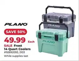 Runnings Plano Frost 14 Quart Coolers offer