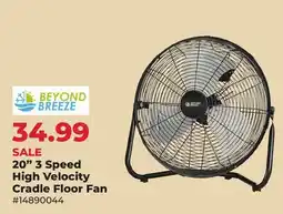 Runnings Beyond Breeze 20 3 Speed High Velocity Cradle Floor Fan offer