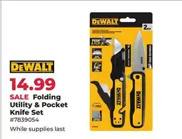 Runnings Folding Utility & Pocket Knife Set offer