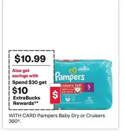 CVS Pampers Baby Dry or Cruisers 360º offer