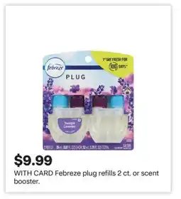 CVS Febreze plug refills 2 ct. or scent booster offer
