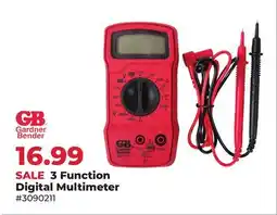 Runnings Gardner Bender 3 Function Digital Multimeter offer