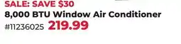 Runnings Perfect aire 8,000 BTU Window Air Conditioner offer