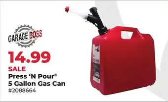 Runnings Press'N Pour 5 Gallon Gas Can offer