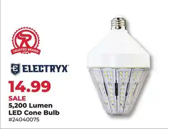 Runnings ELECTRYX 5,200 Lumen LED Cone Bulb offer