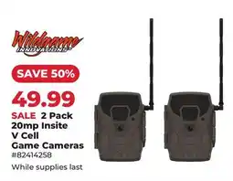 Runnings Wildgame Innovations 2 Pack 20mp Insite V Cell Game Cameras offer