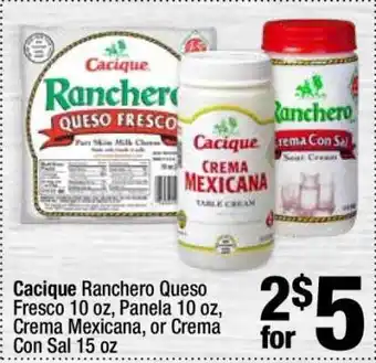 Super King Markets Cacique Ranchero Queso Fresco offer