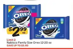 Winn Dixie Nabisco Family Size Oreo offer