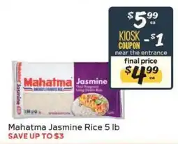 Winn Dixie Mahatma Jasmine Rice 5 lb offer