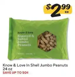 Winn Dixie Know & Love In Shell Jumbo Peanuts offer