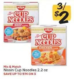 Winn Dixie Nissin Cup Noodles offer
