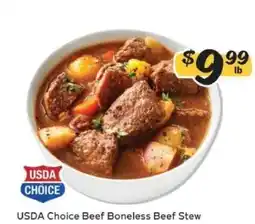 Winn Dixie USDA Choice Beef Boneless Beef Stew offer