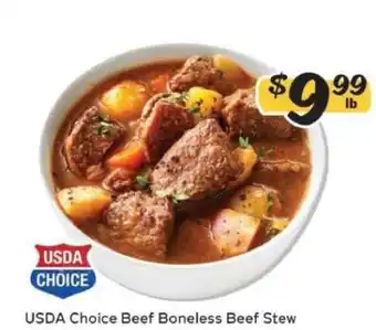 Winn Dixie USDA Choice Beef Boneless Beef Stew offer