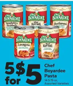 Save a Lot Chef Boyardee Pasta offer