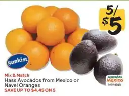 Winn Dixie Hass Avocados from Mexico or Navel Oranges offer