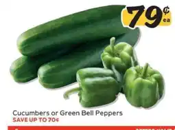 Winn Dixie Cucumbers or Green Bell Peppers offer
