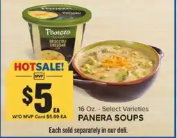 Food Lion Panera Soups offer