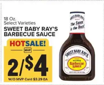 Food Lion Sweet Baby Ray's Barbecue Sauce offer