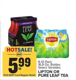 Food Lion Lipton or Pure Leaf tea offer