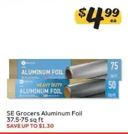 Winn Dixie SE Grocers Aluminum Foil offer