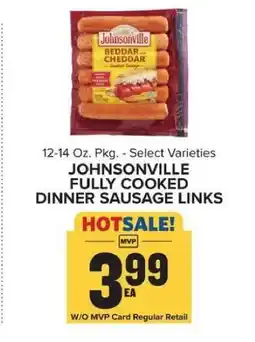 Food Lion JOHNSONVILLE FULLY COOKED DINNER SAUSAGE LINKS offer