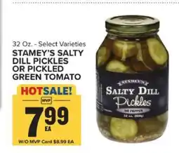 Food Lion Stamey's Salty Dill Pickles or Pickled Green Tomato offer