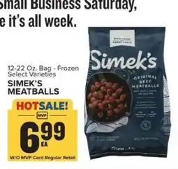 Food Lion Simek's Meatballs offer
