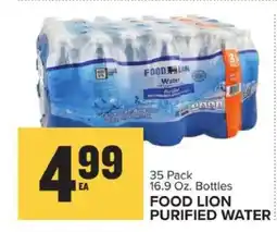 Food Lion FOOD LION PURIFIED WATER offer