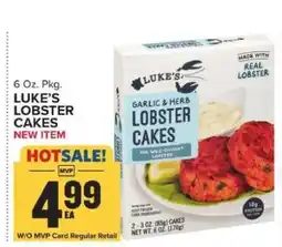 Food Lion LUKE’S LOBSTER CAKES offer