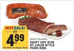 Food Lion Swift Dry Rub St. Louis Style Pork Ribs offer