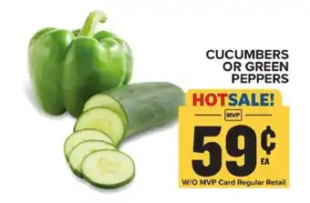 Food Lion Cucumbers or Green Peppers offer