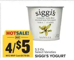 Food Lion Siggi's Yogurt offer
