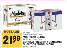 Food Lion Michelob Ultra, Corona Premier, Yuengling Flight or Modelo Oro offer