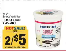 Food Lion FOOD LION YOGURT offer