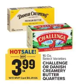 Food Lion Challenge or Danish Creamery Butter Quarters offer