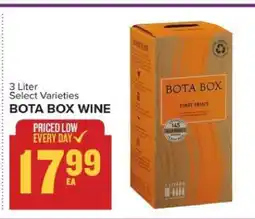 Food Lion Bota Box Wine offer