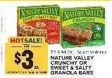 Food Lion Nature Valley Crunchy or Sweet & Salty Granola Bars offer