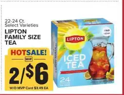 Food Lion LIPTON FAMILY SIZE TEA offer