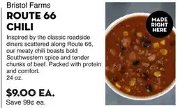 Bristol Farms Bristol Farms ROUTE 66 CHILI offer