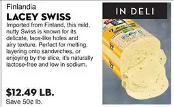 Bristol Farms Finlandia LACEY SWISS offer