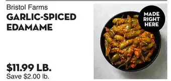 Bristol Farms Bristol Farms GARLIC-SPICED EDAMAME offer