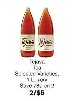 Bristol Farms Tejava Tea offer