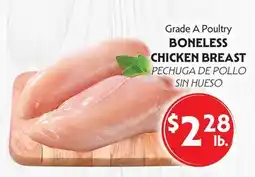 La Chiquita Food Market Grade A Poultry BONELESS CHICKEN BREAST offer