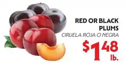 La Chiquita Food Market RED OR BLACK PLUMS offer