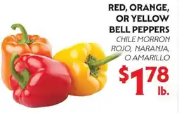La Chiquita Food Market RED, ORANGE, OR YELLOW BELL PEPPERS offer