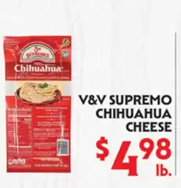 La Chiquita Food Market V&V SUPREMO CHIHUAHUA CHEESE offer