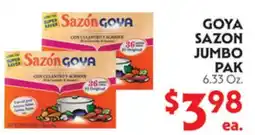 La Chiquita Food Market GOYA SAZON JUMBO PAK offer